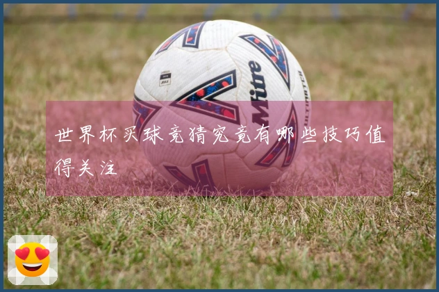 世界杯买球竞猜究竟有哪些技巧值得关注